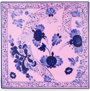 Ginori Oriente Italiano Azalea Square Serving Plate Set / 2